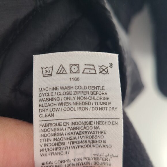 Athleta Cozy Sherpa Snap Sweatshirt Size L Large Black - Picture 6 of 8